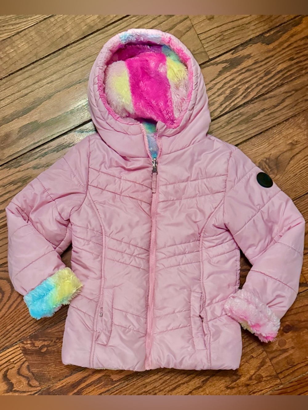 Pink Puffer Coat, by Madden Girl